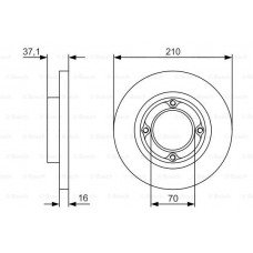 Δισκόπλακες BOSCH 0 986 479 U96