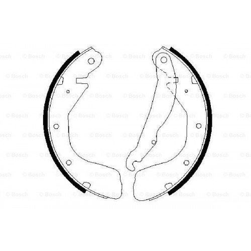 Θερμουίτ/Σιαγώνα OPEL CORSA 1985 - 1990 ( A ) BOSCH 0 986 487 263