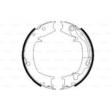 Χειρόφρενο HYUNDAI SANTA FE 2000 - 2004 ( SM ) BOSCH 0 986 487 711