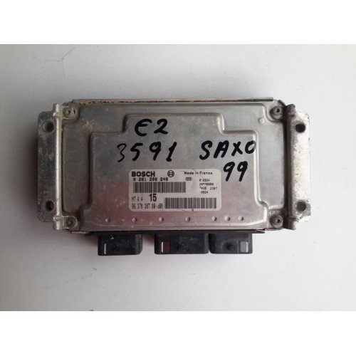 Εγκέφαλος Κινητήρα Κλειδωμένο CITROEN SAXO 1999 - 2002 BOSCH 0261206248