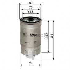 Φίλτρο καυσίμων OPEL CORSA 1985 - 1990 ( A ) BOSCH 1 457 434 105
