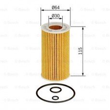 Φίλτρο λαδιού MERCEDES C CLASS 2000 - 2003 ( W203 ) BOSCH 1 457 437 001