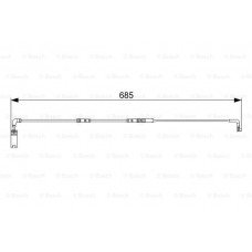 Τακάκια Σετ BMW 5 Series 2003 - 2007 ( E60/1 ) BOSCH 1 987 473 003