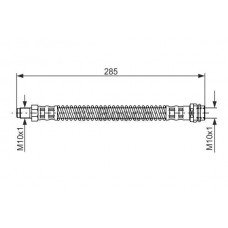 Μαρκούτσια Φρενων MERCEDES E CLASS 2002 - 2006 ( W211 ) BOSCH 1 987 476 841