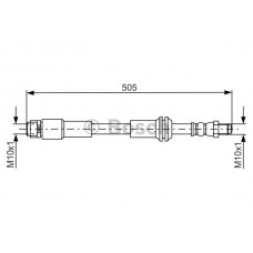 Μαρκούτσια Φρενων MERCEDES A CLASS 2012 - 2015 ( W176 ) BOSCH 1