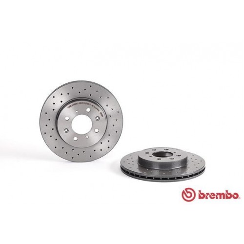 Δισκόπλακες HONDA CIVIC 1990 -1992 ( EC / D / E / F ) BREMBO 09.5509.1X Δισκόπλακες HONDA CIVIC 1990 -1992 ( EC / D / E / F ) BREMBO 09.5509.1X