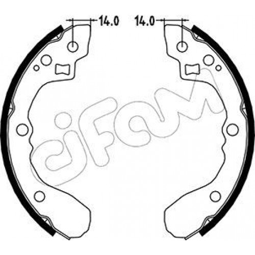 Θερμουίτ/Σιαγώνα KIA SEPHIA 1993 - 1994 ( FA ) CIFAM 153-217 Θερμουίτ/Σιαγώνα KIA SEPHIA 1993 - 1994 ( FA ) CIFAM 153-217