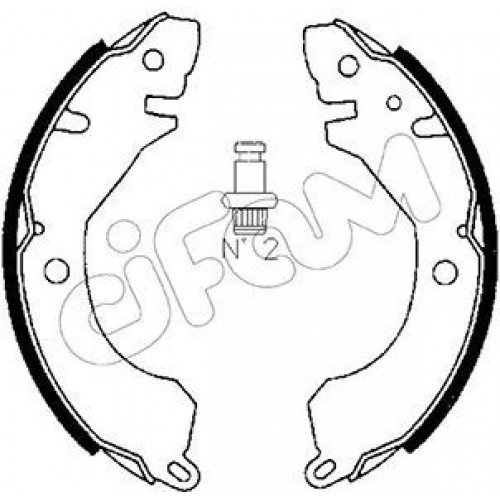 Θερμουίτ/Σιαγώνα MITSUBISHI LANCER 1992 - 1994 ( C6 ) CIFAM 153-253 Θερμουίτ/Σιαγώνα MITSUBISHI LANCER 1992 - 1994 ( C6 ) CIFAM 153-253