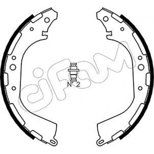 Θερμουίτ/Σιαγώνα NISSAN D21-620-720 1986 - 1997 ( D21 ) CIFAM 153-282