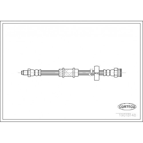 Μαρκούτσια Φρενων FIAT UNO 1983 - 1989 ( 146 ) CORTECO 19018148