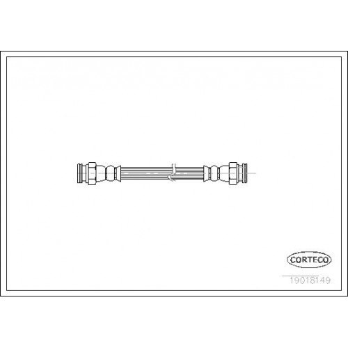 Μαρκούτσια Φρενων FIAT PANDA 2003 - 2009 ( 169 ) CORTECO 19018149