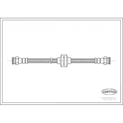 Μαρκούτσια Φρενων FIAT CINQUECENTO 1992 - 1998 ( 170 ) CORTECO 19018151 Μαρκούτσια Φρενων FIAT CINQUECENTO 1992 - 1998 ( 170 ) CORTECO 19018151