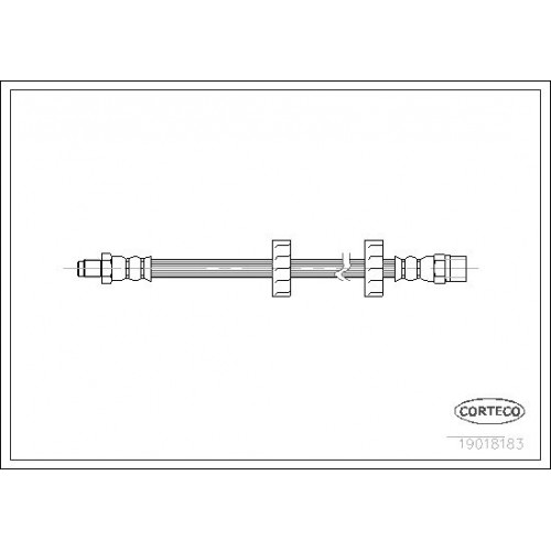 Μαρκούτσια Φρενων AUDI 100 1982 - 1991 ( 44 ) ( 44Q ) ( C3 ) CORTECO 19018183