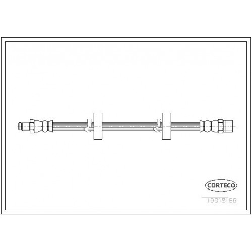 Μαρκούτσια Φρενων VW GOLF 1984 - 1992 ( Mk2 ) CORTECO 19018186