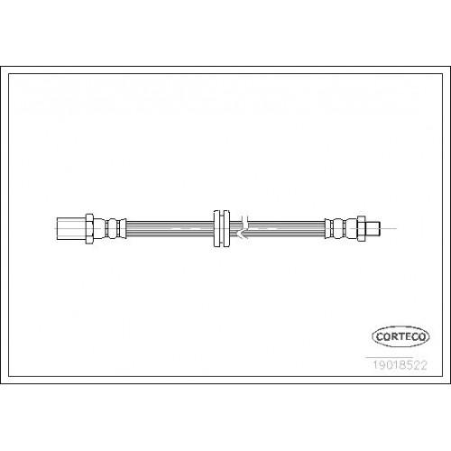 Μαρκούτσια Φρενων LADA SAMARA 1988 - 1996 ( 2108 ) ( 2109 ) CORTECO 19018522 Μαρκούτσια Φρενων LADA SAMARA 1988 - 1996 ( 2108 ) ( 2109 ) CORTECO 19018522