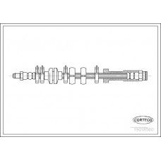 Μαρκούτσια Φρενων FIAT PANDA 2003 - 2009 ( 169 ) CORTECO 19018560
