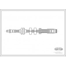 Μαρκούτσια Φρενων FIAT PUNTO 1994 - 1999 ( 176 ) CORTECO 19018561