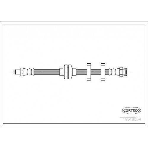 Μαρκούτσια Φρενων FIAT MAREA 1996 - 2002 ( 185 ) CORTECO 19018564 Μαρκούτσια Φρενων FIAT MAREA 1996 - 2002 ( 185 ) CORTECO 19018564