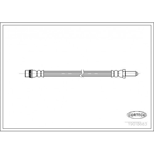 Μαρκούτσια Φρενων ALFA ROMEO 33 1983 - 1989 ( 905 ) CORTECO 19018683 Μαρκούτσια Φρενων ALFA ROMEO 33 1983 - 1989 ( 905 ) CORTECO 19018683
