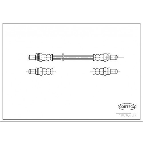 Μαρκούτσια Φρενων FORD FIESTA 1990 - 1995 ( Mk3 )( GFJ ) CORTECO 19018737