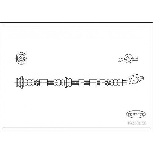 Μαρκούτσια Φρενων NISSAN PRIMERA 1996 - 1999 ( P11 ) CORTECO 19032856 Μαρκούτσια Φρενων NISSAN PRIMERA 1996 - 1999 ( P11 ) CORTECO 19032856