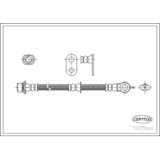 Μαρκούτσια Φρενων TOYOTA YARIS 2003 - 2006 ( XP10 ) CORTECO 19032864