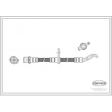 Μαρκούτσια Φρενων DAIHATSU TERIOS 2000 - 2005 ( J102 ) CORTECO 19032957