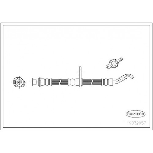 Μαρκούτσια Φρενων DAIHATSU TERIOS 2000 - 2005 ( J102 ) CORTECO 19032957 Μαρκούτσια Φρενων DAIHATSU TERIOS 2000 - 2005 ( J102 ) CORTECO 19032957