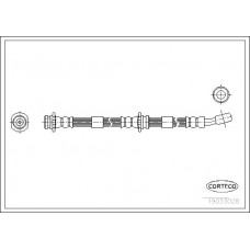 Μαρκούτσια Φρενων NISSAN MICRA 2000 - 2003 ( K11 ) CORTECO 19033028