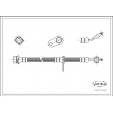 Μαρκούτσια Φρενων TOYOTA AVENSIS 2000 - 2003 ( T220 ) CORTECO 19033058