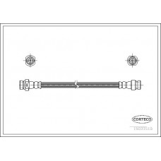 Μαρκούτσια Φρενων HYUNDAI MATRIX 2001 - 2006 ( FC ) CORTECO 19033510