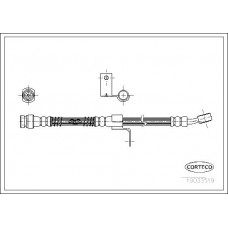 Μαρκούτσια Φρενων HYUNDAI MATRIX 2001 - 2006 ( FC ) CORTECO 19033519