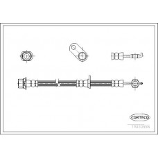 Μαρκούτσια Φρενων CORTECO 19033555
