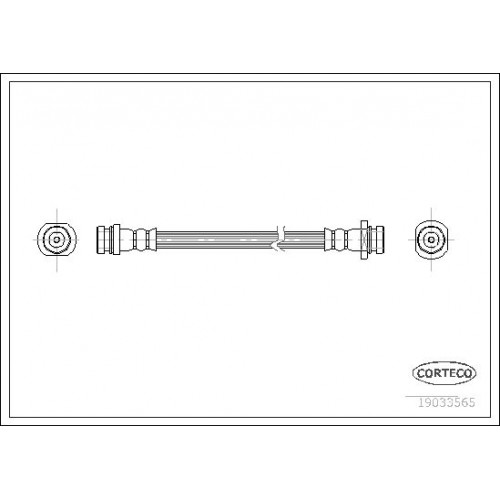 Μαρκούτσια Φρενων SUZUKI ALTO 1999 - 2002 ( SH ) CORTECO 19033565 Μαρκούτσια Φρενων SUZUKI ALTO 1999 - 2002 ( SH ) CORTECO 19033565