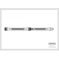 Μαρκούτσια Φρενων MITSUBISHI COLT 2005 - 2008 ( CZ ) CORTECO 19034345