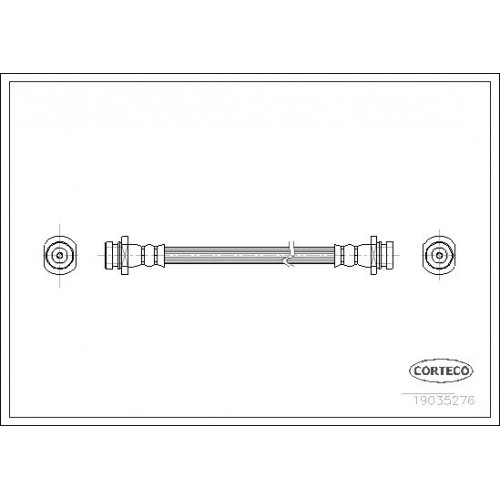 Μαρκούτσια Φρενων SUZUKI SWIFT 2006 - 2008 ( RS ) CORTECO 19035276