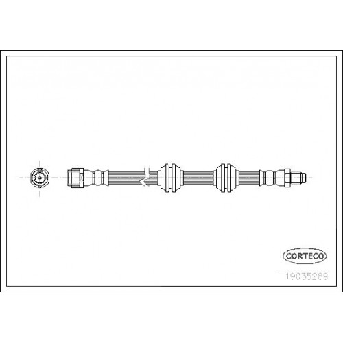 Μαρκούτσια Φρενων MERCEDES GL CLASS 2006 - 2009 ( X164 ) CORTECO 19035289