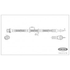 Μαρκούτσια Φρενων TOYOTA AURIS 2007 - 2010 ( E150 ) CORTECO 19037278