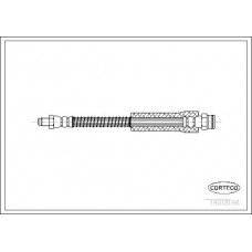 Μαρκούτσια Φρενων PEUGEOT 205 1983 - 1992 ( 741 ) CORTECO 19018166