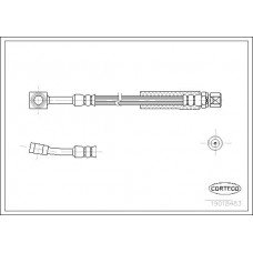Μαρκούτσια Φρενων OPEL CORSA 2000 - 2004 ( C ) CORTECO 19018483