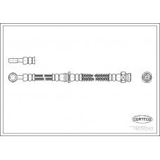 Μαρκούτσια Φρενων MITSUBISHI CARISMA 1996 - 1999 ( DA ) CORTECO 19030293