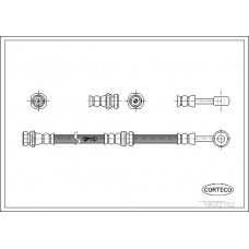 Μαρκούτσια Φρενων CORTECO 19032752