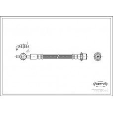 Μαρκούτσια Φρενων TOYOTA COROLLA 1997 - 1999 ( A111 ) CORTECO 19032949