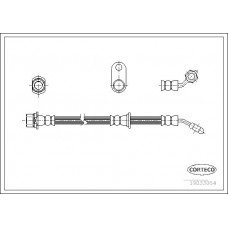Μαρκούτσια Φρενων TOYOTA AVENSIS 2000 - 2003 ( T220 ) CORTECO 19033054