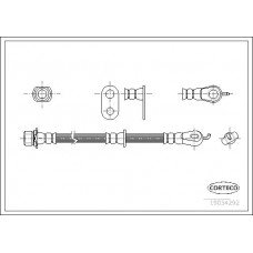 Μαρκούτσια Φρενων TOYOTA AYGO 2005 - 2009 ( B10 ) CORTECO 19034292