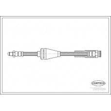 Μαρκούτσια Φρενων FIAT PANDA 2003 - 2009 ( 169 ) CORTECO 19034329