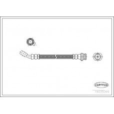 Μαρκούτσια Φρενων NISSAN MICRA 2000 - 2003 ( K11 ) CORTECO 19035051