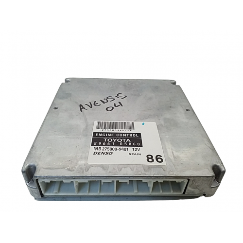 Εγκέφαλος Κινητήρα Κλειδωμένο TOYOTA AVENSIS 2003 - 2006 ( T250 ) DENSO 89661-05860
