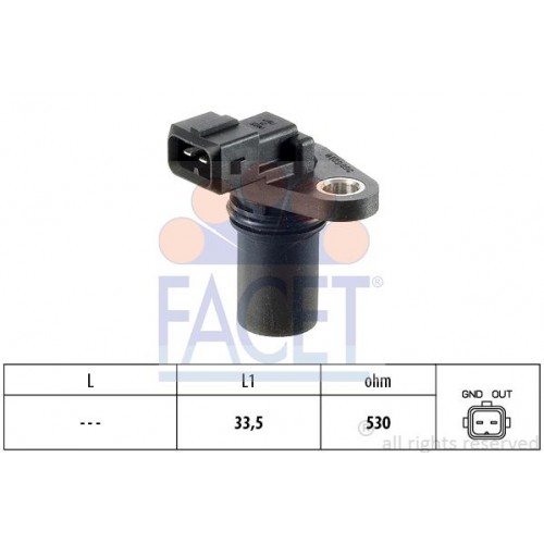 Αισθητήρας Στροφάλου/Εκεντροφόρου Παλμοδότης FORD KA 1997 - 2008 ( RB ) FACET 9.0189