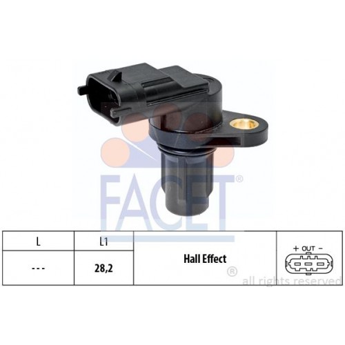 Αισθητήρας Στροφάλου/Εκεντροφόρου Παλμοδότης HYUNDAI i10 2007 - 2010 FACET 9.0573